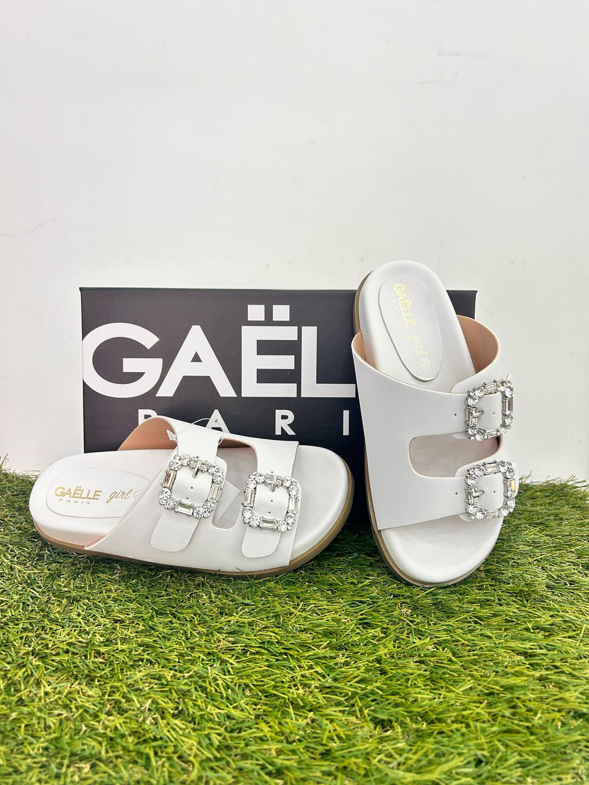 GT0043S GAELLE ciabatta sky bianca