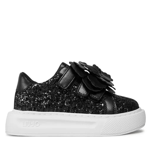 KYLIE CHIC 612 LIU.JO sneakers nera glitter