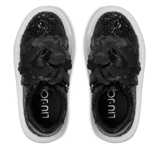 KYLIE CHIC 612 LIU.JO sneakers nera glitter