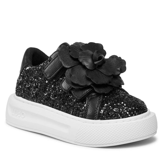KYLIE CHIC 612 LIU.JO sneakers nera glitter
