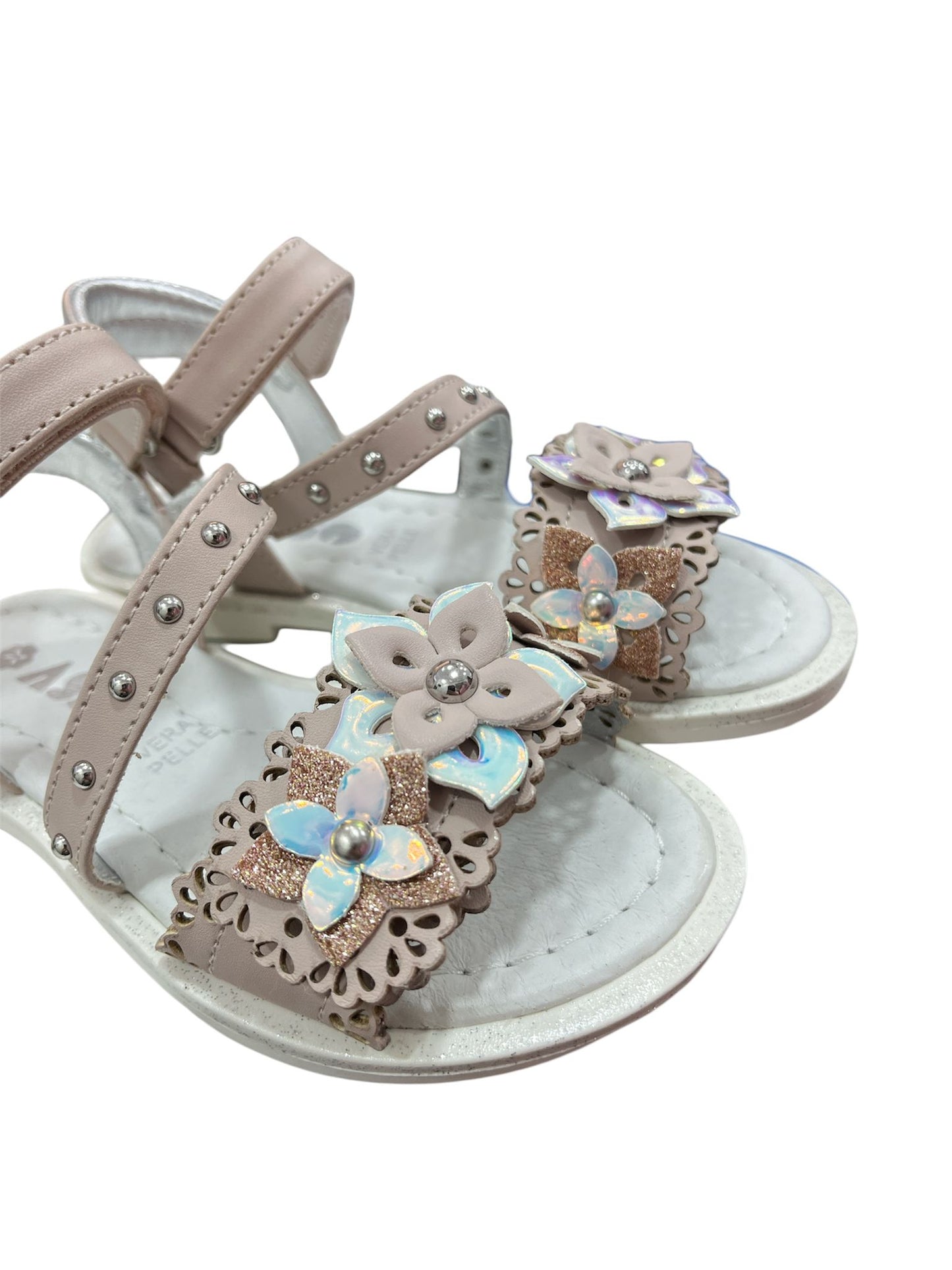 AG-16273 ASSO sandalo fiori cipria